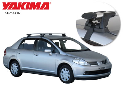 Nissan Tiida Yakima roof racks